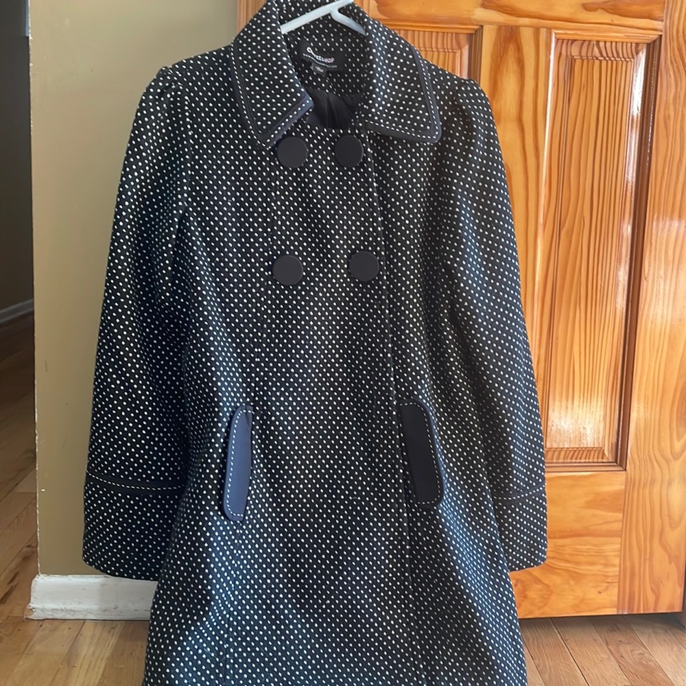 Women’s Polka Dot Coffeeshop Jacket, Size L